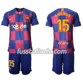 Fußballtrikots FC Barcelona Paulinho 15 Kinder Heim Trikotsatz 2019-2020